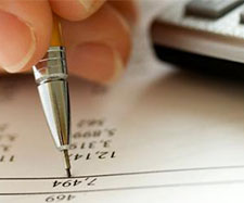 bill and calculator bill and calculator